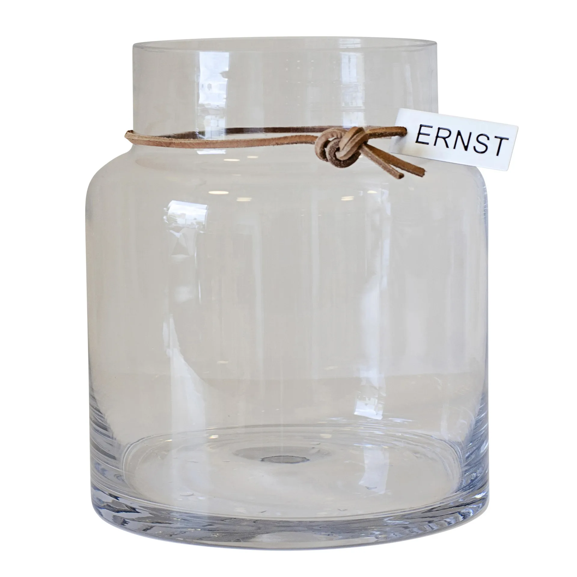 Vaso in vetro Ernst A: 18 cm Ø 12,5 cm, trasparente ERNST