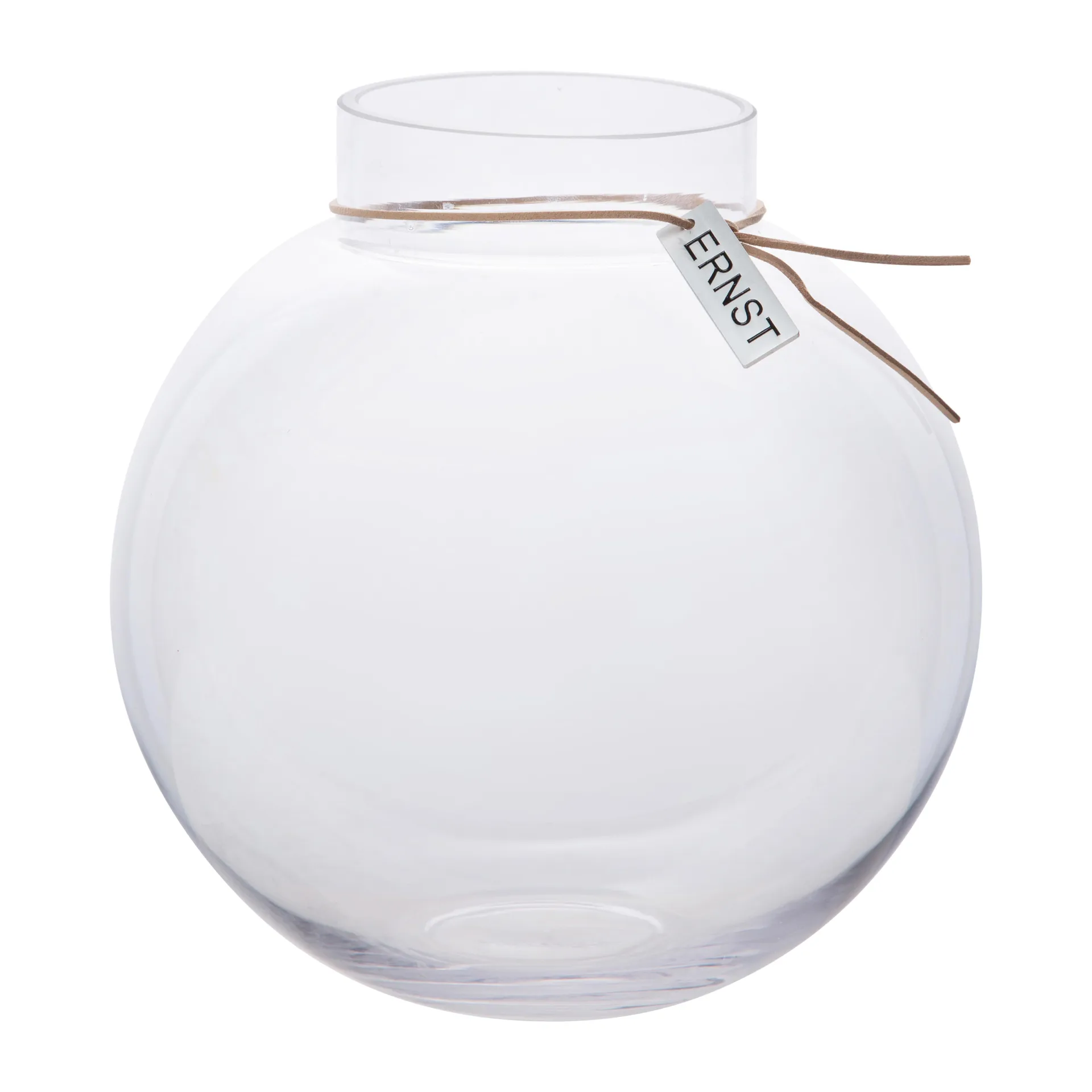 Vaso in vetro Ernst A: 22 cm Ø 21 cm, trasparente ERNST