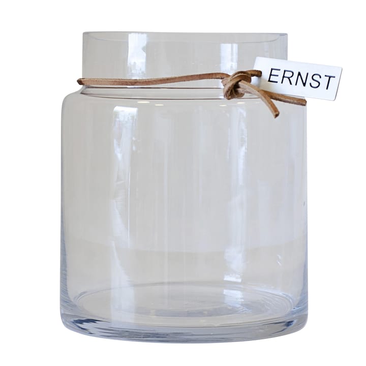 Vaso in vetro Ernst A: 22,5 cm Ø 12,5 cm - trasparente - ERNST