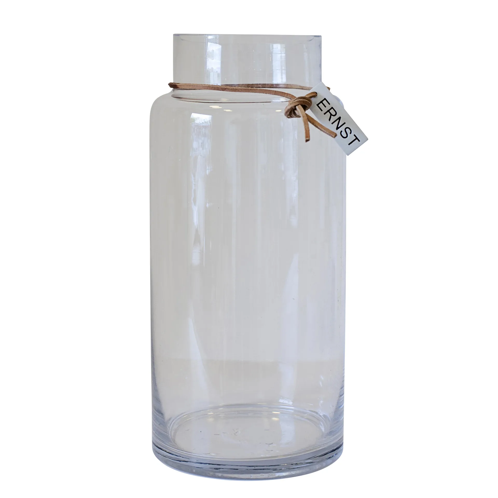 Vaso in vetro Ernst A: 33 cm Ø 11,5 cm, trasparente ERNST