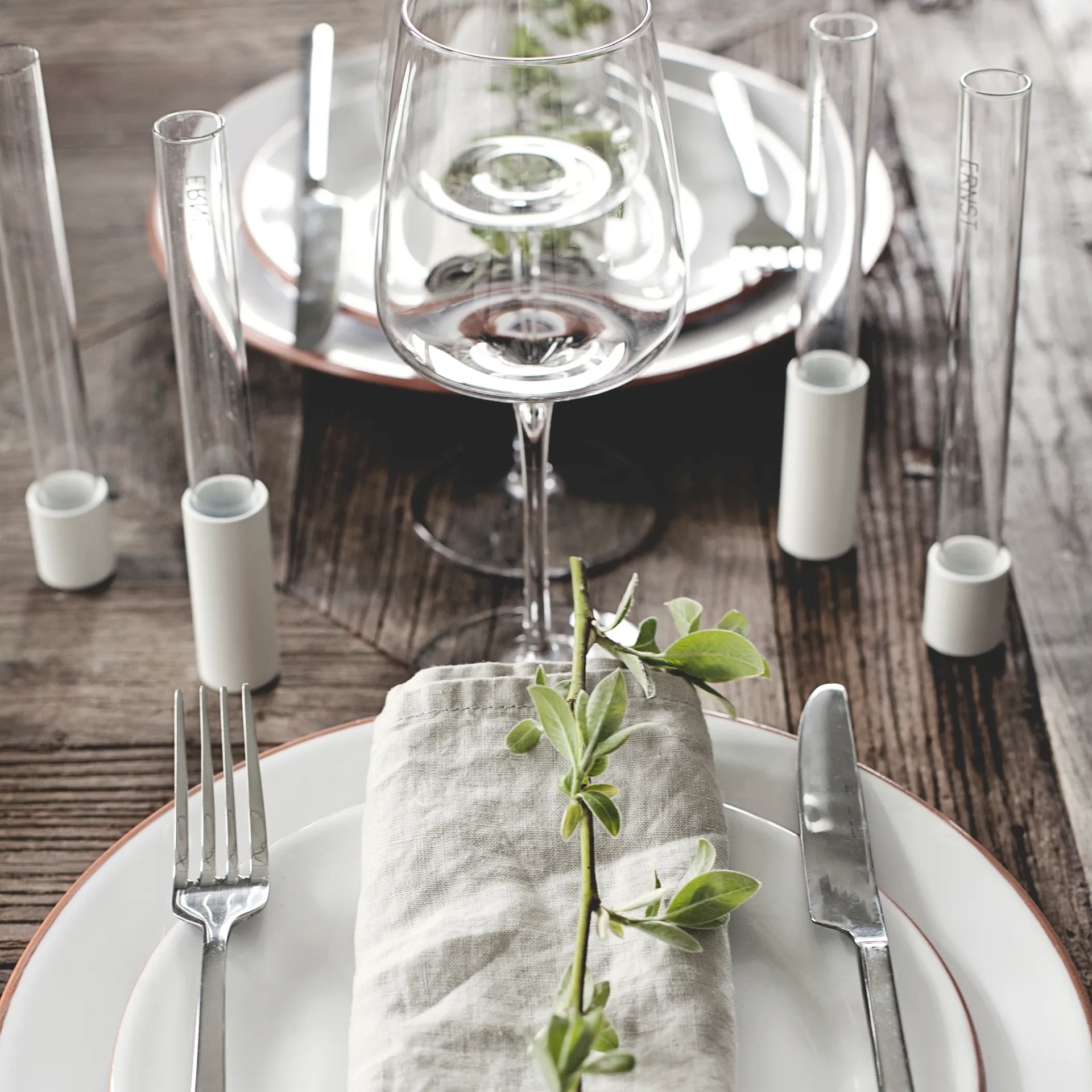 Vaso in vetro Ernst per portacandele, 18 cm, Trasparente ERNST