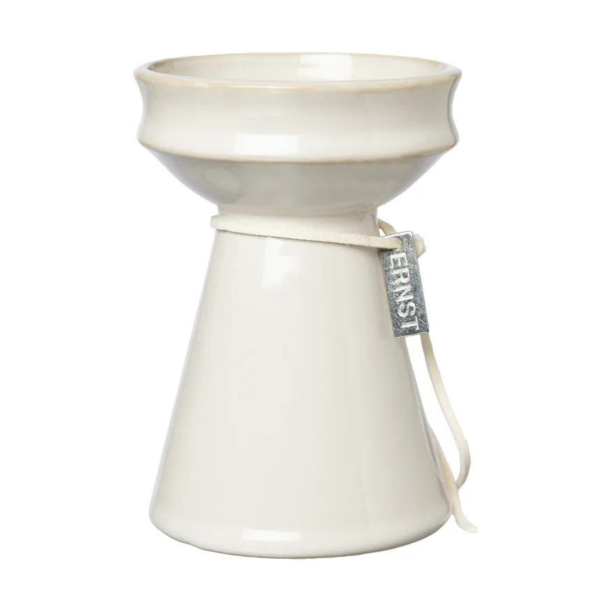 Vaso per bulbi Ernst 12 cm, Bianco naturale ERNST