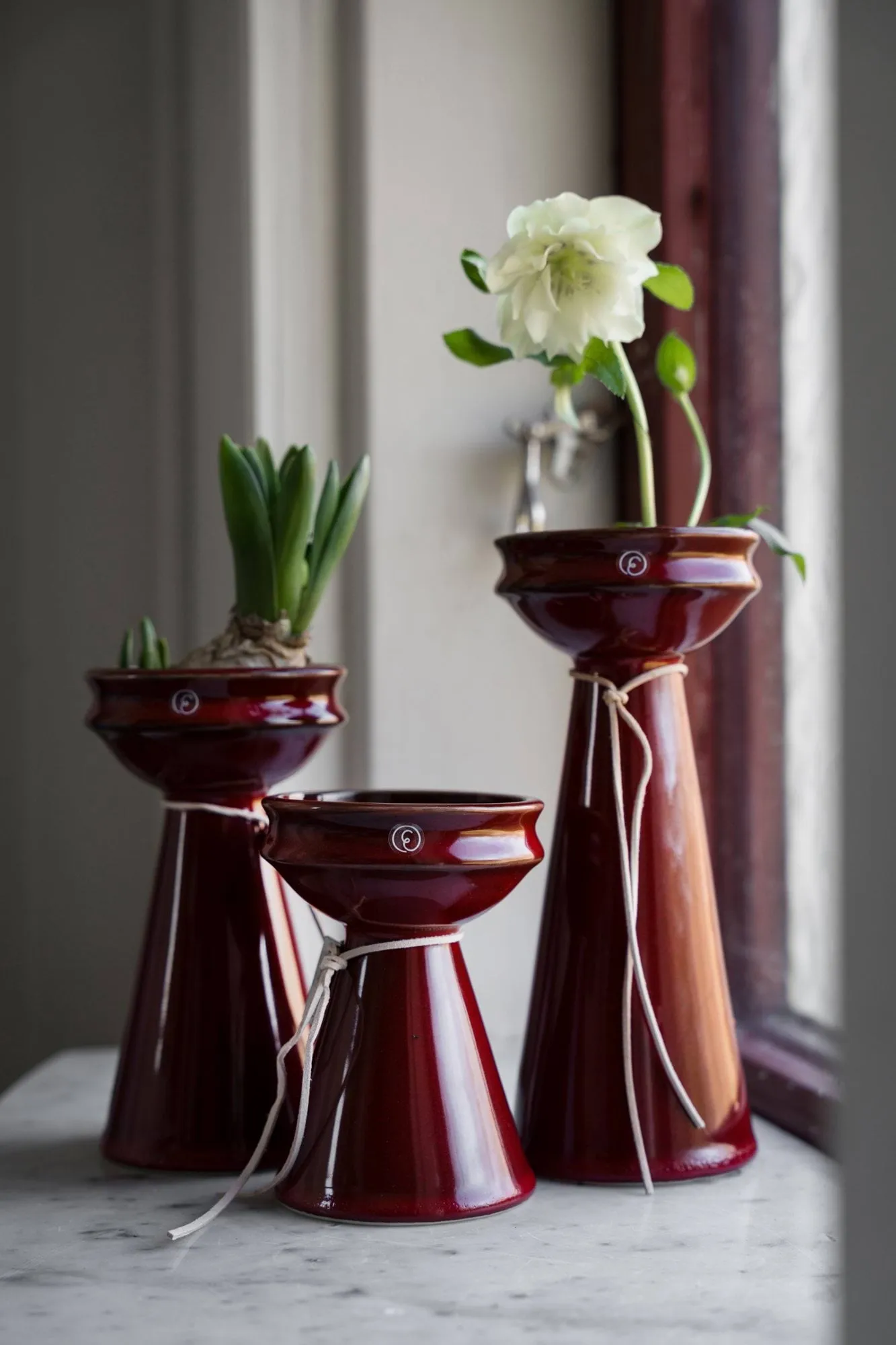 Vaso per bulbi Ernst 12 cm, Rosso ERNST