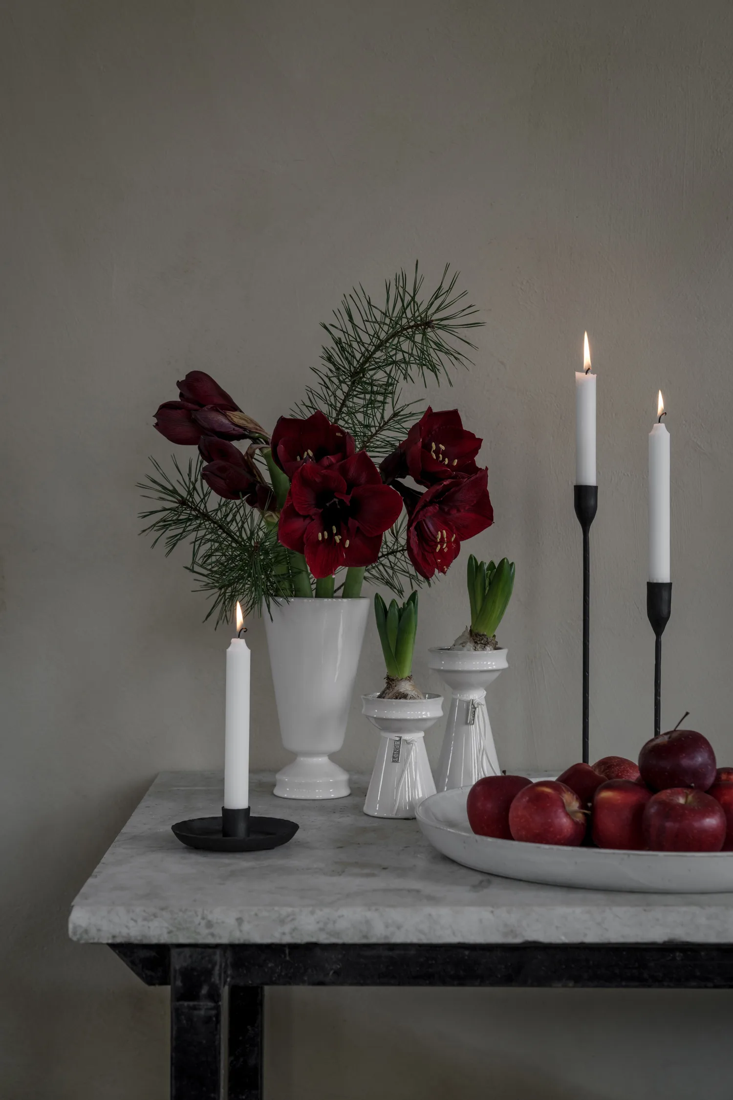 Vaso per bulbi Ernst 16 cm, Bianco naturale ERNST