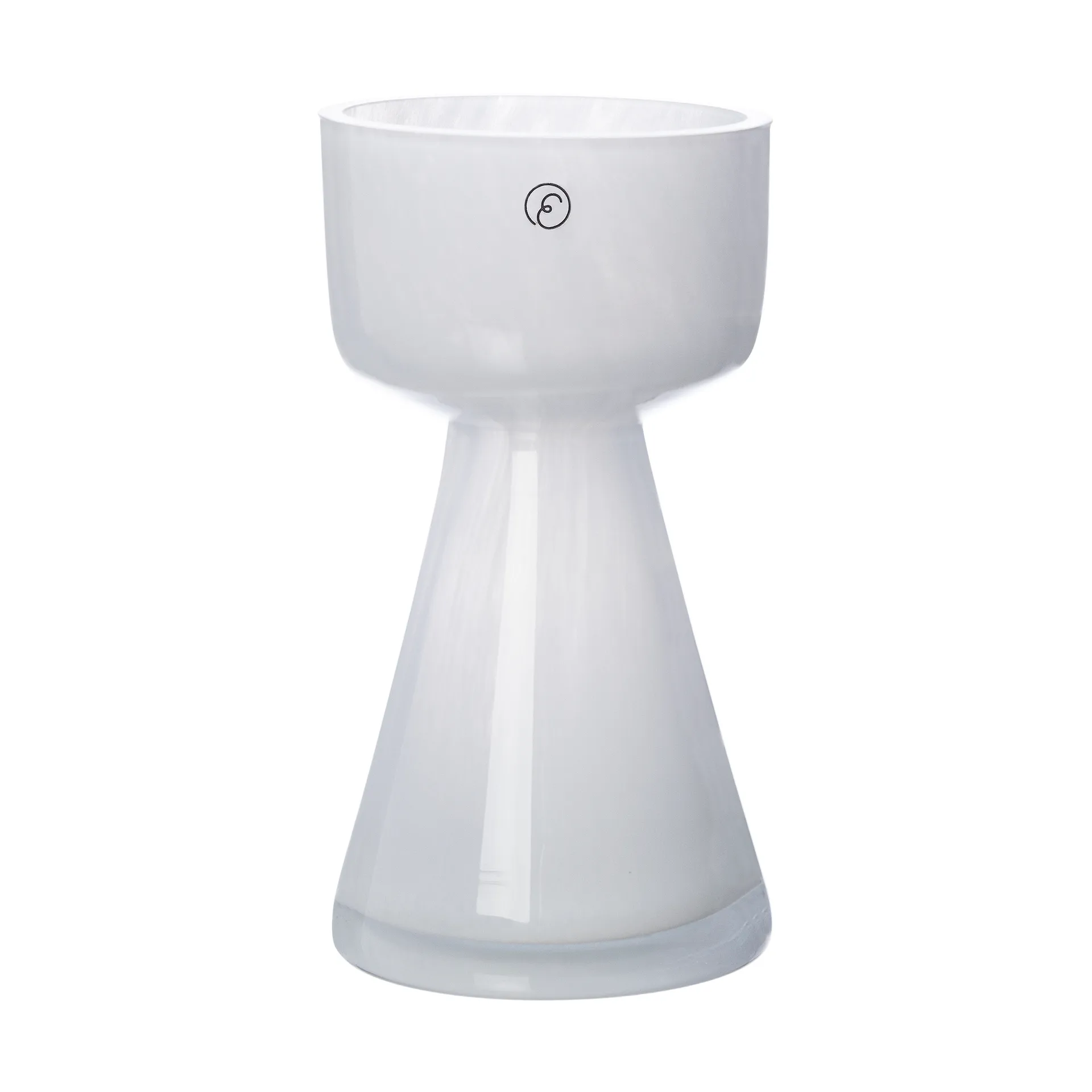 Vaso per bulbi Ernst in vetro 15 cm, Bianco ERNST