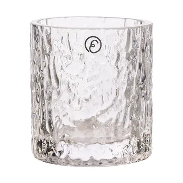 Vaso/portacandela decorato Ernst  - Ø5,3x6,5 cm - ERNST