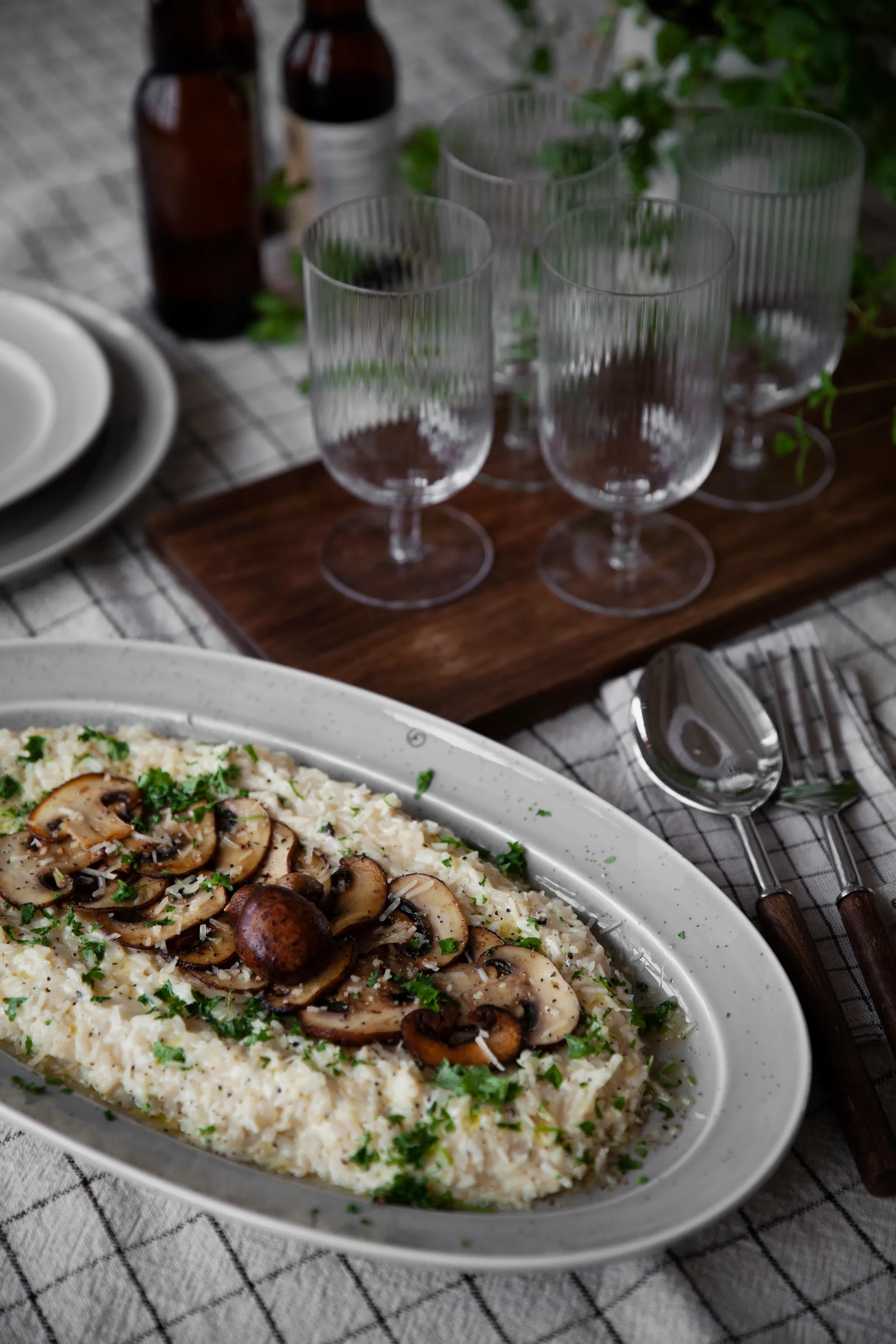 Vassoio da portata Ernst ovale 18x30 cm, Vanilla ERNST