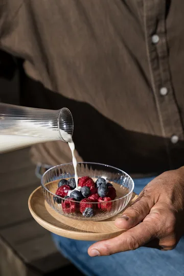 Vassoio in legno Ernst - Albero della gomma, Ø16,5 cm - ERNST