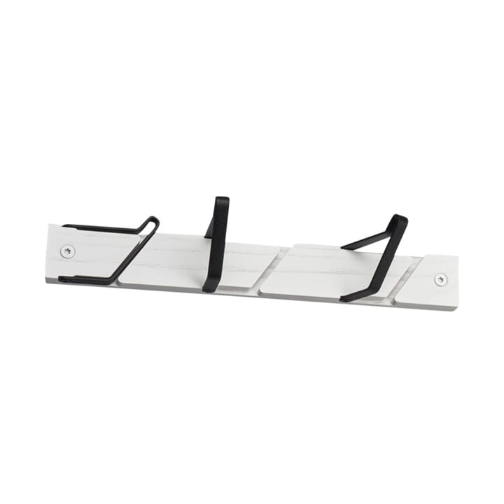 Appendiabiti a ganci Tamburin, 31,5 cm - Bianco, nero - Essem Design