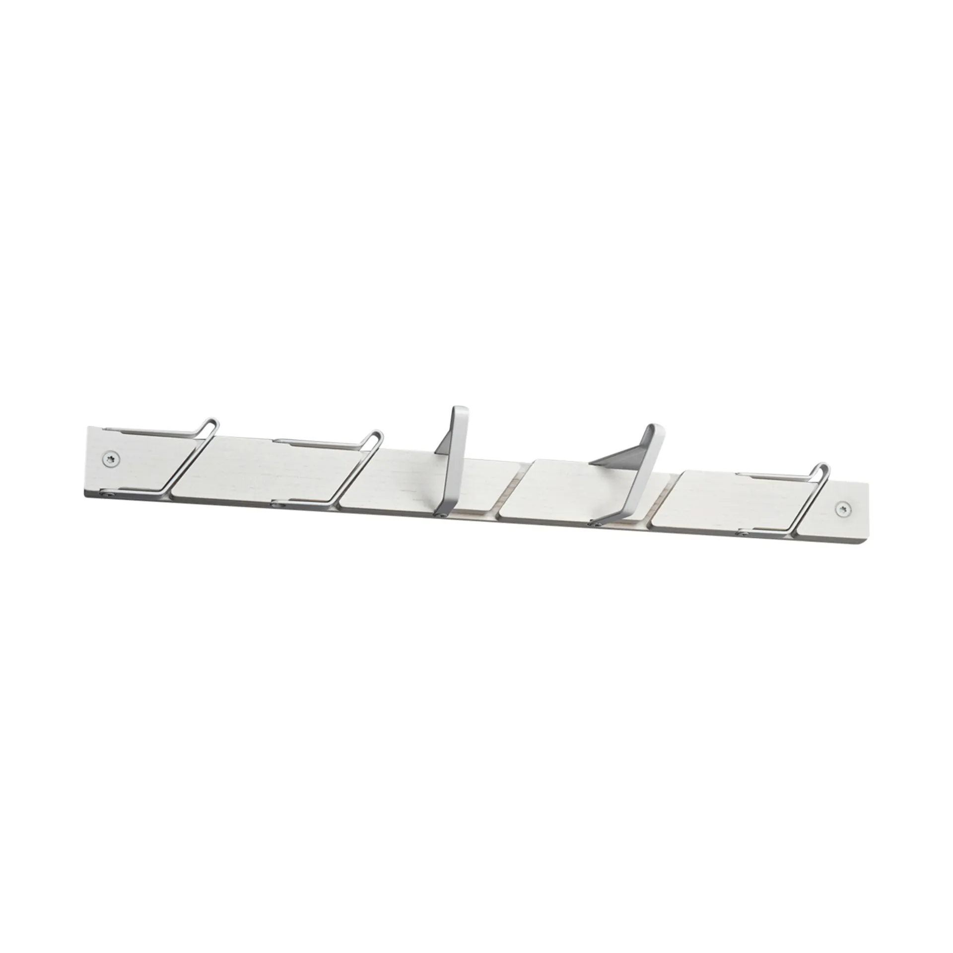 Appendiabiti a ganci Tamburin, 52,5 cm, Bianco, bianco Essem Design