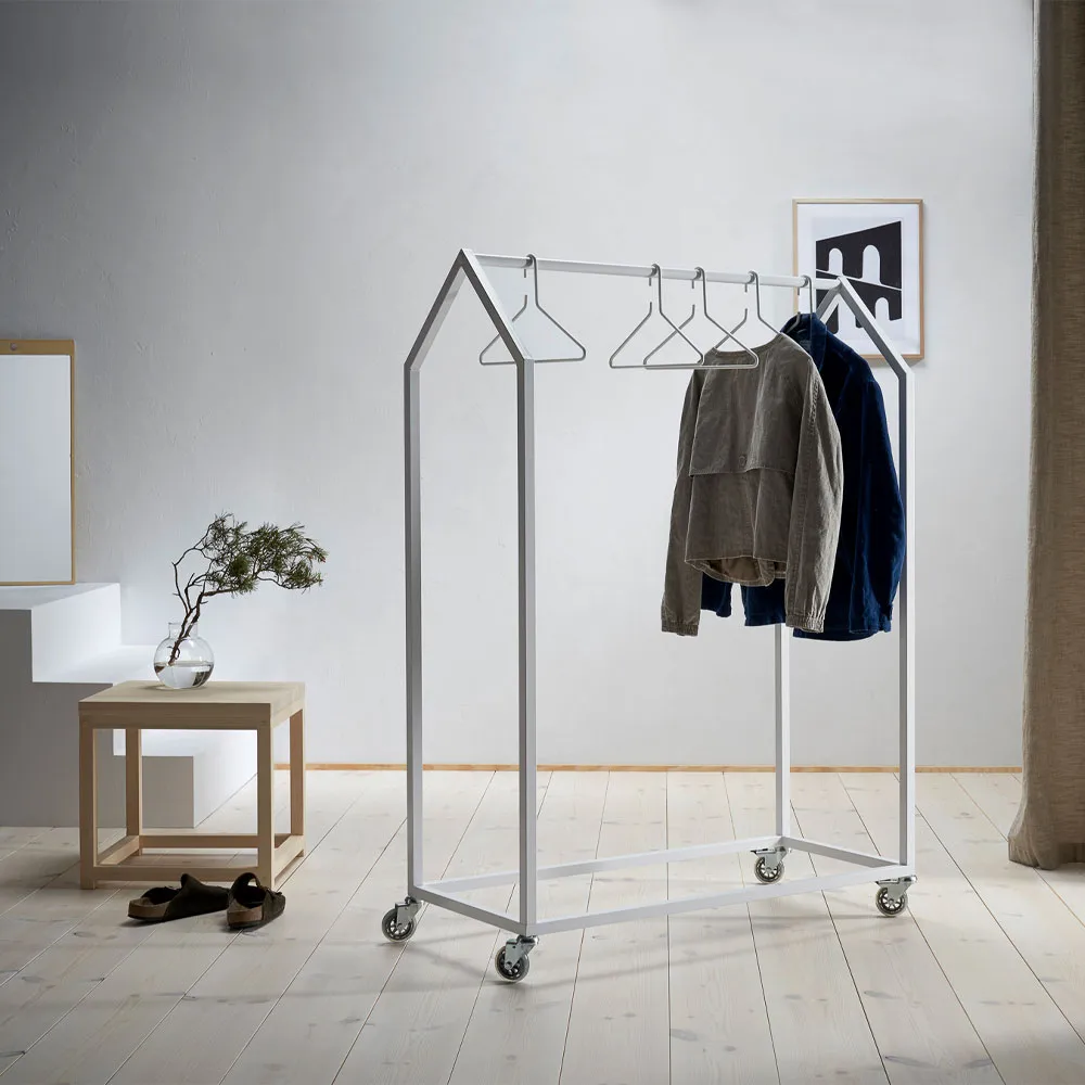 Appendiabiti Clothing House, bianco Essem Design