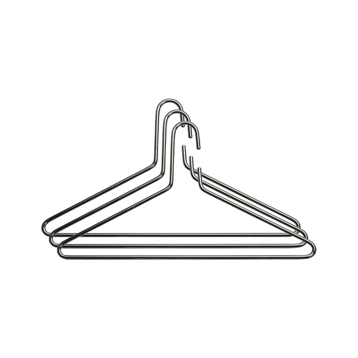 Appendiabiti Triangle confezione da 3 - cromo - Essem Design