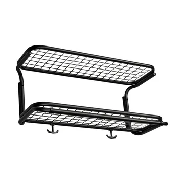 Cappelliera Classic 650 - nero/nero, 2 ripiani, 50 cm - Essem Design
