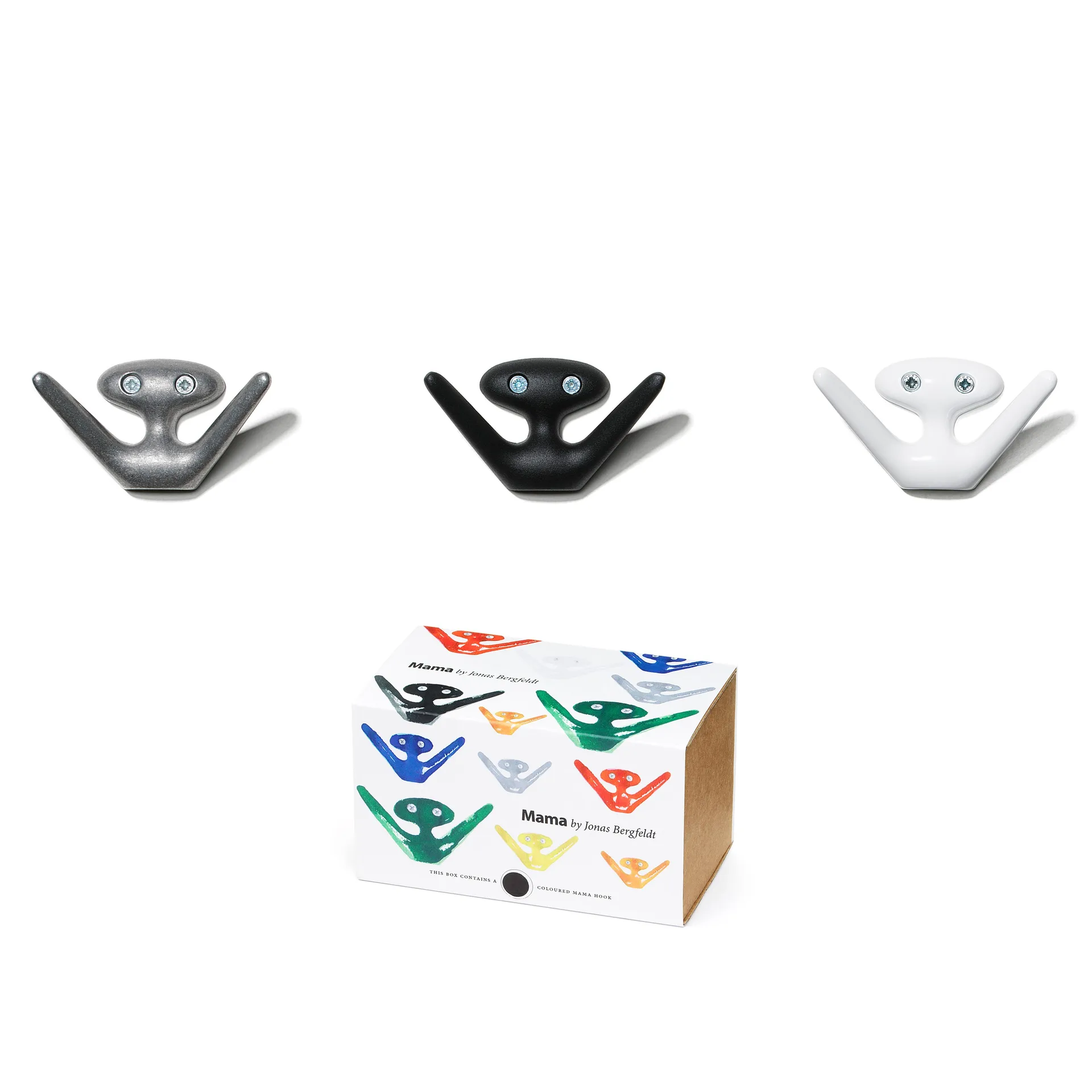 Gancio Mama, struttura nera Essem Design