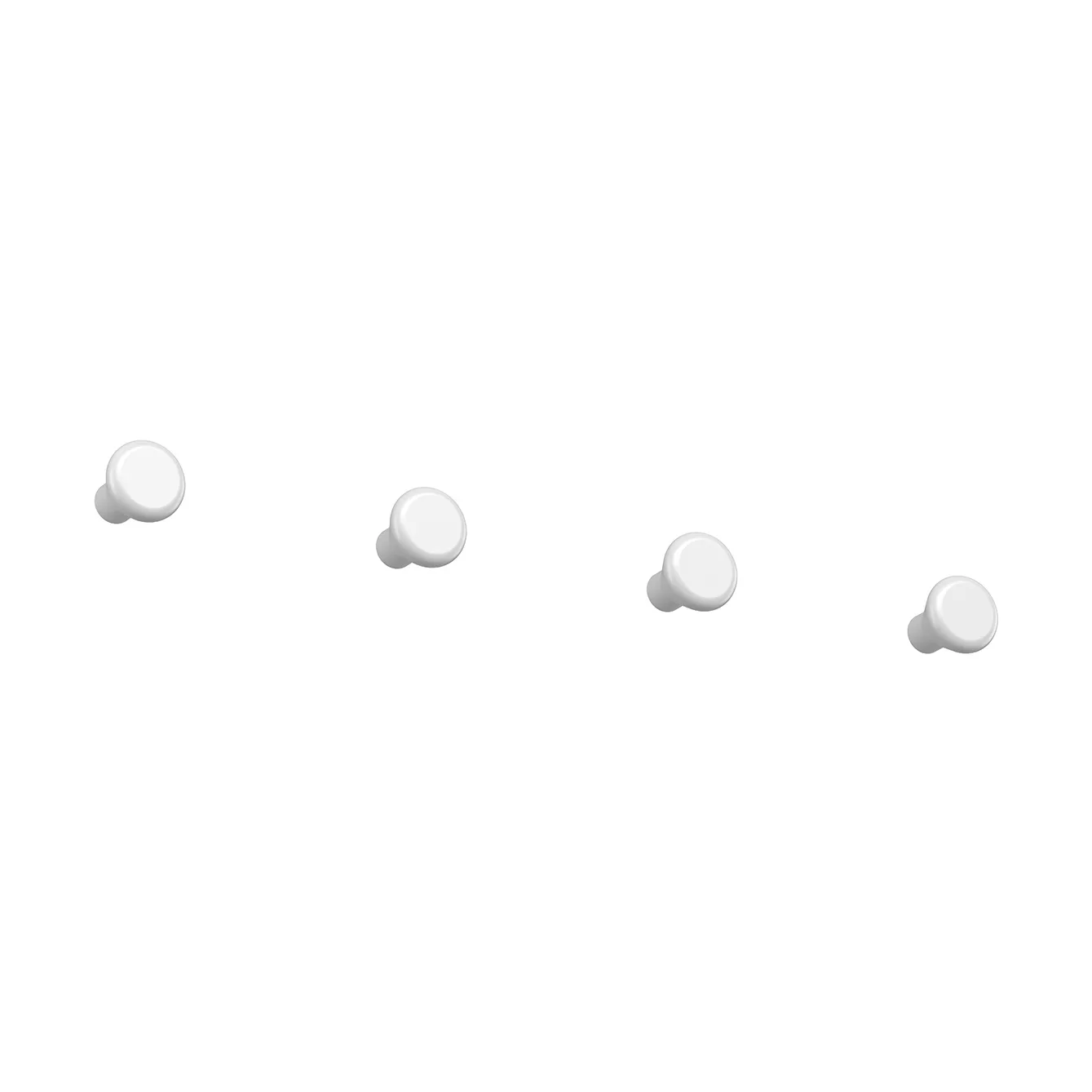 Gancio piccolo Classic 4 pezzi, Bianco Essem Design