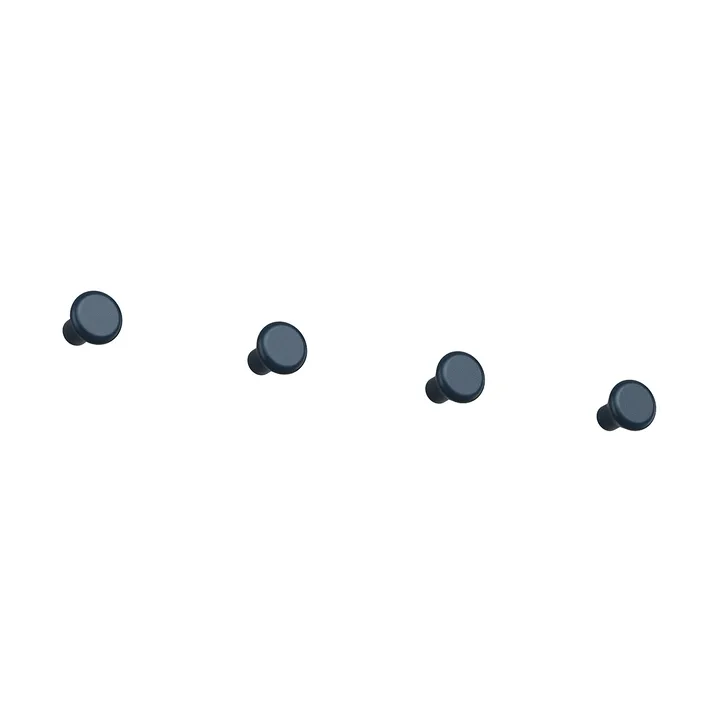 Gancio piccolo Classic 4 pezzi - Blu mezzanotte - Essem Design