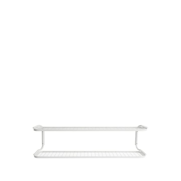 Scarpiera Classic 650 - bianco/cromato, 2 ripiani, 100 cm - Essem Design