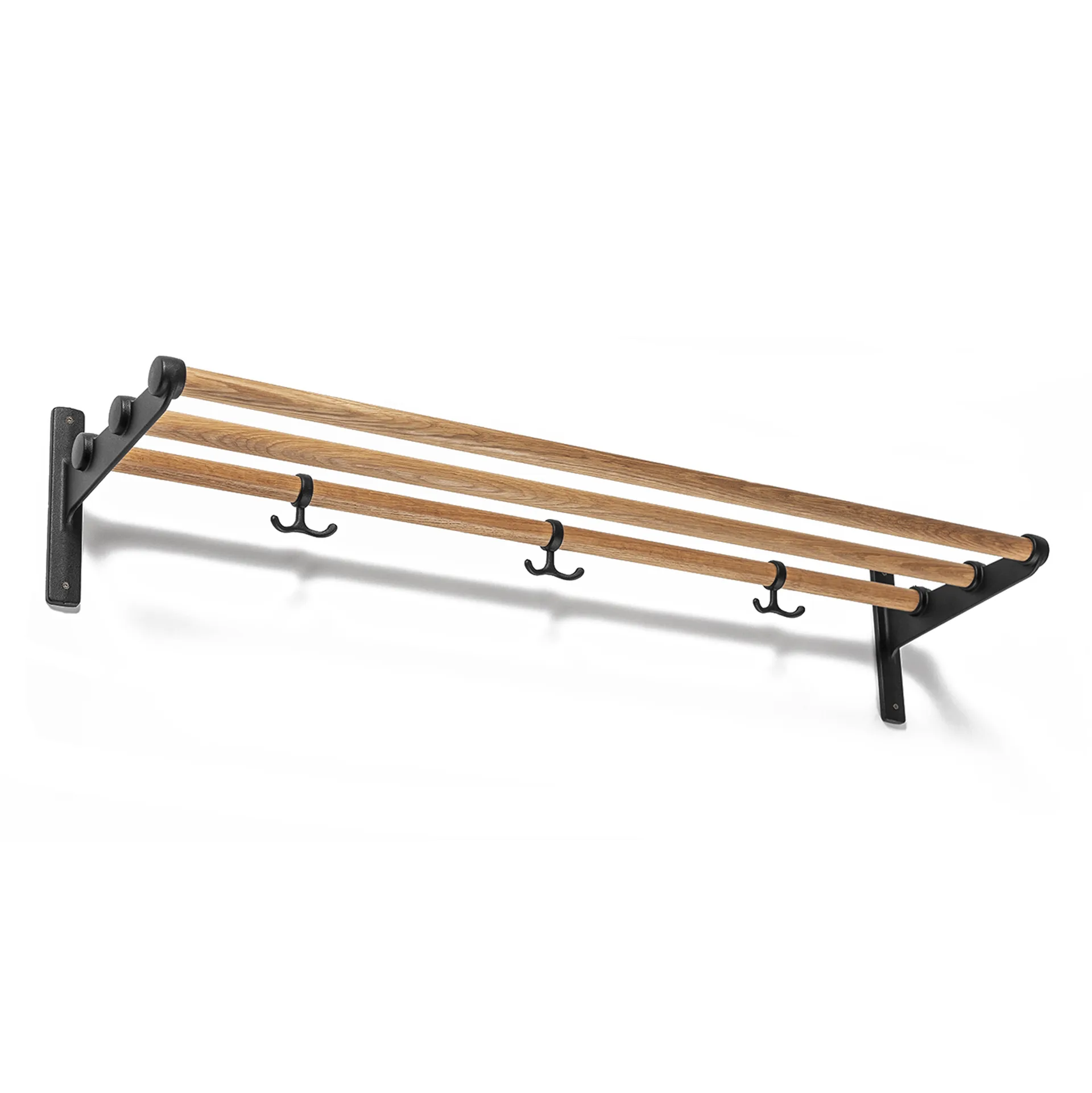 Scarpiera/cappelliera Nostalgi, rovere, nero Essem Design