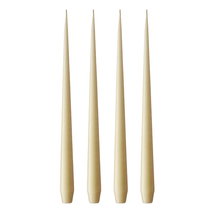 Candela 42 cm ester & erik confezione da 4 opaca - beige 14 - Ester & erik