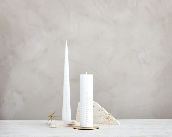Candela dell'Avvento ester & erik 25 cm, 31 pure white ester & erik