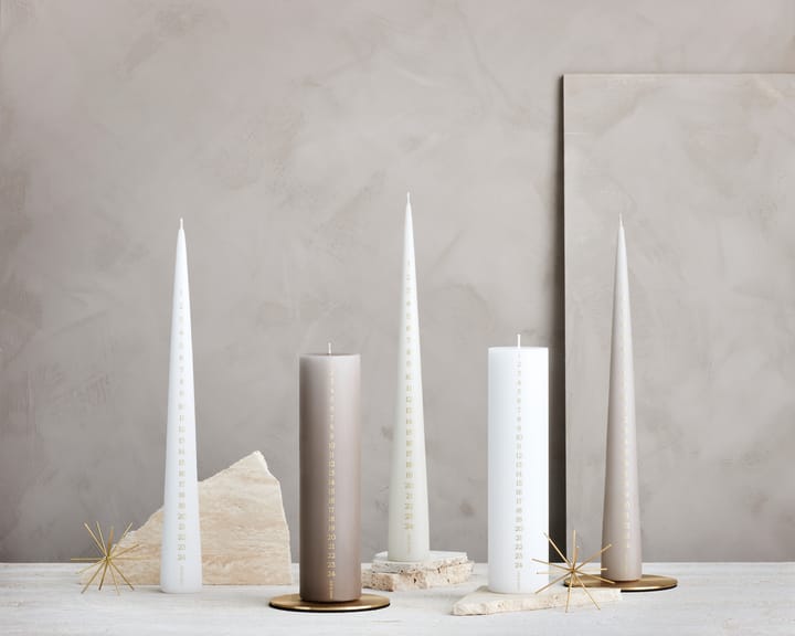 Candela dell'Avvento ester & erik 25 cm, 31 pure white ester & erik