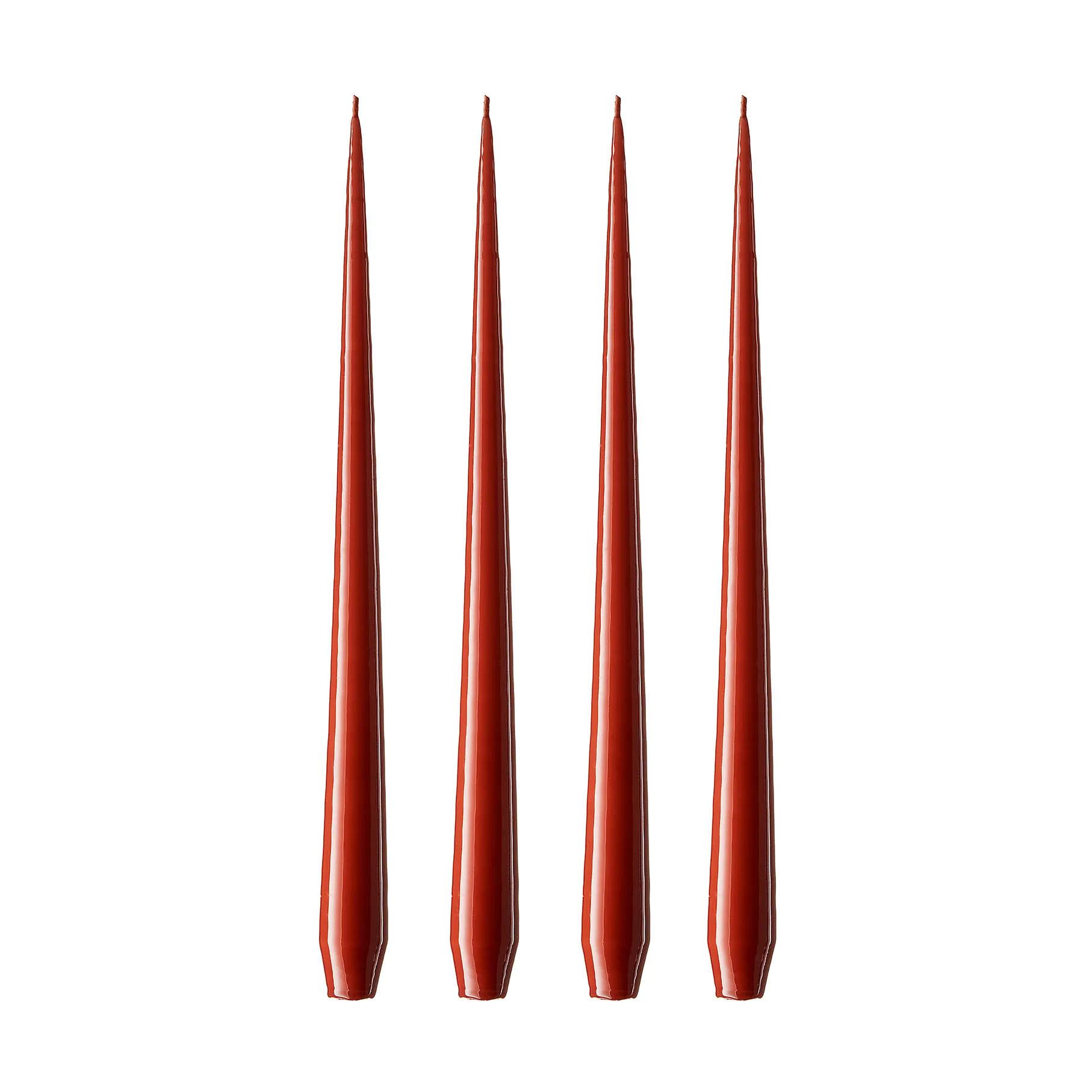 Candela ester & erik confezione da 4 lacquered, aged rust, 32 cm ester & erik