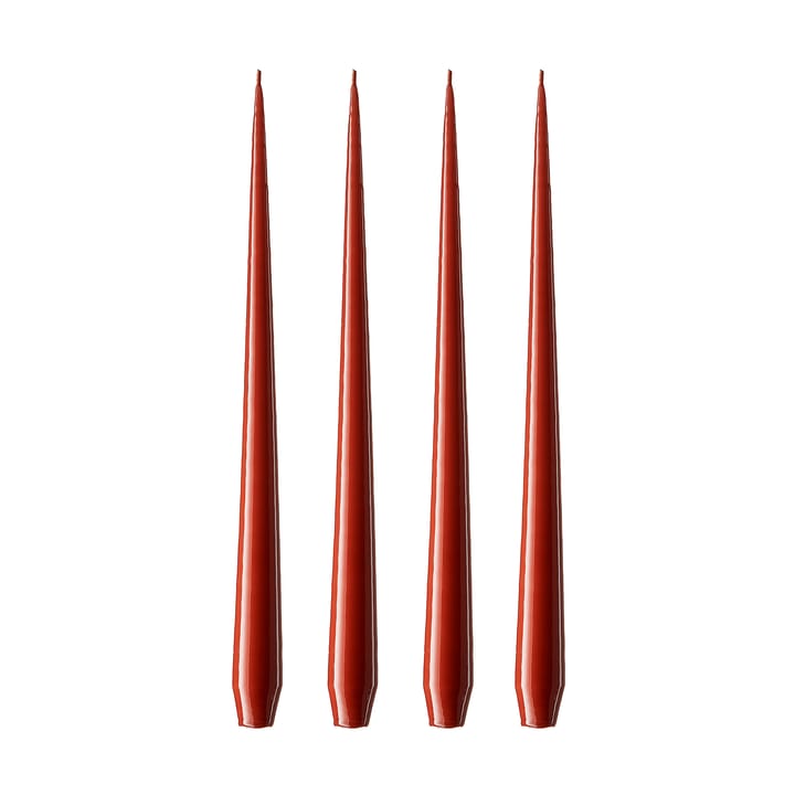 Candela ester & erik confezione da 4 lacquered - aged rust, 32 cm - Ester & erik