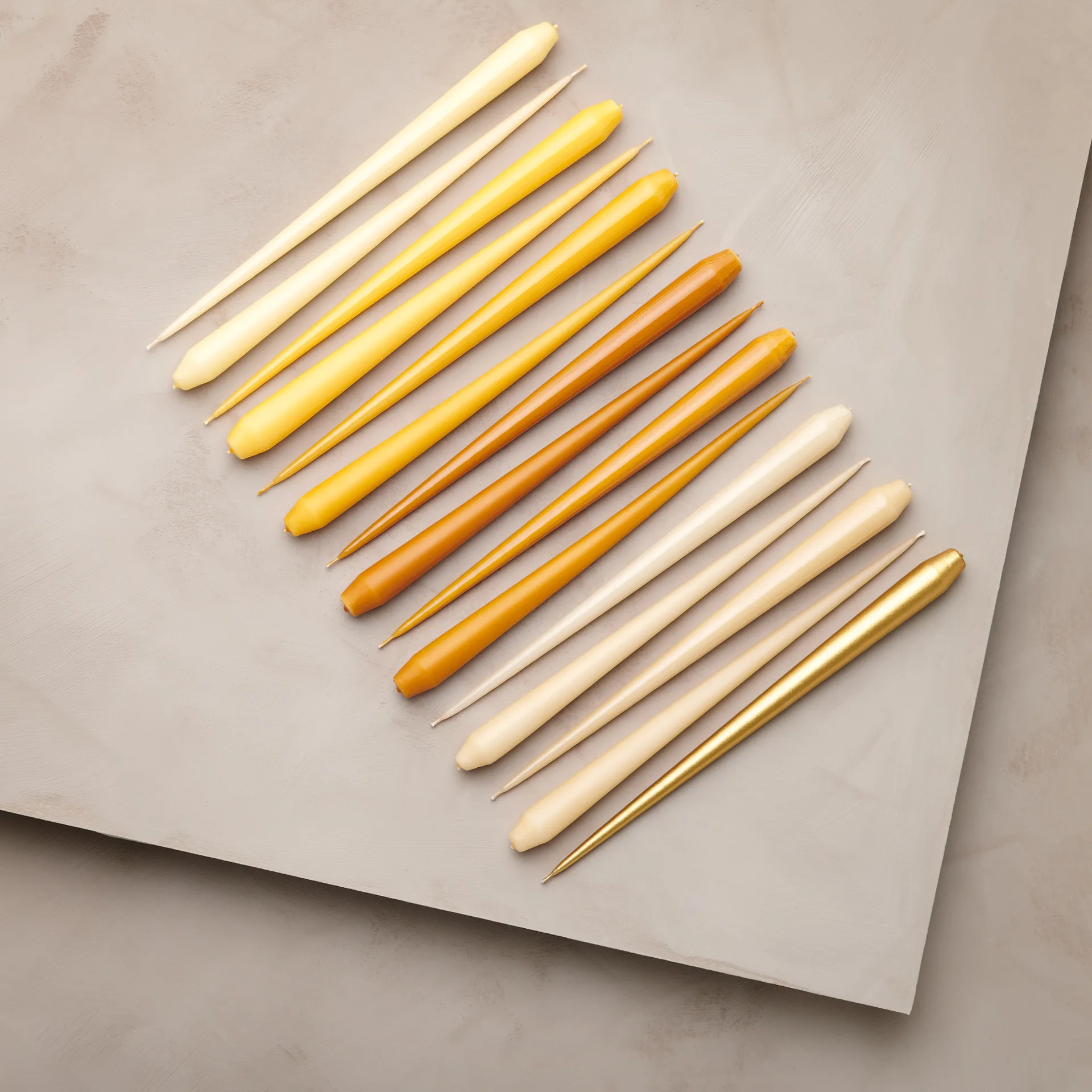 Candela ester & erik confezione da 4 lacquered, dark Lemon drop 15/2-0, 32 cm ester & erik