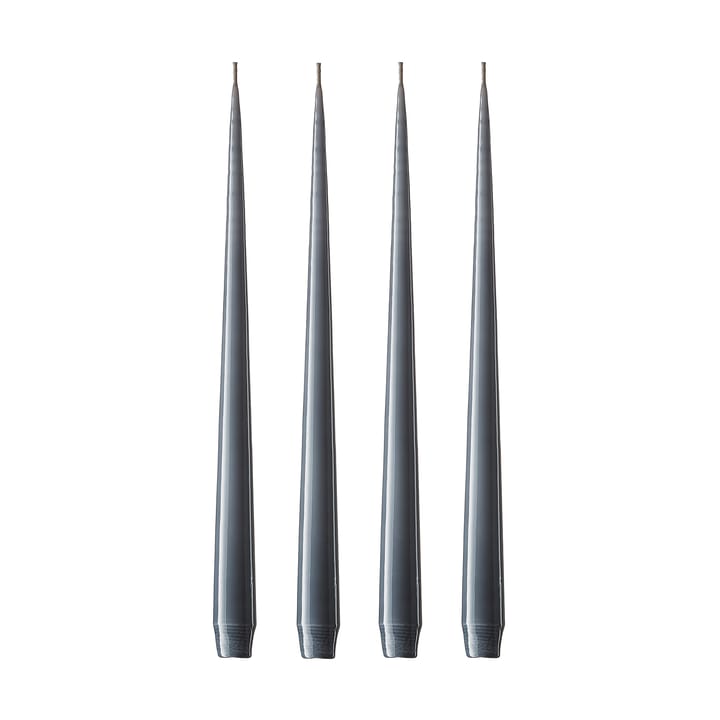 Candela ester & erik confezione da 4 lacquered - dark slate, 32 cm - Ester & erik