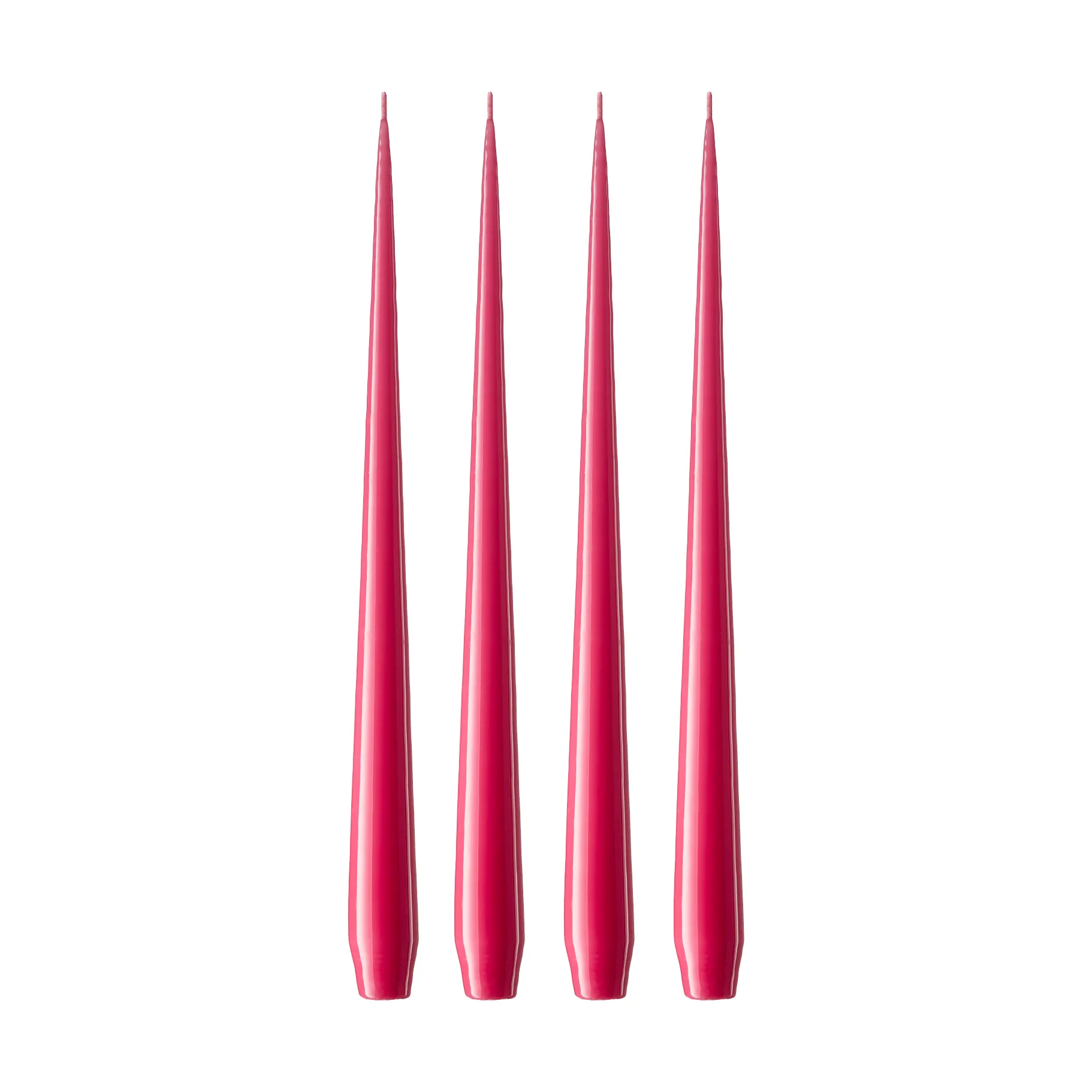 Candela ester & erik confezione da 4 lacquered, Deep pink 41/2, 32 cm ester & erik