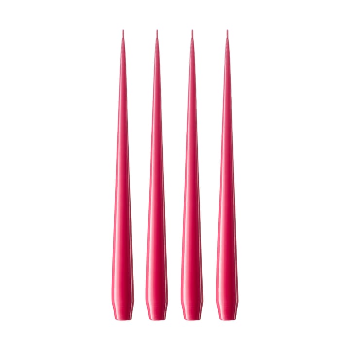 Candela ester & erik confezione da 4 lacquered - Deep pink 41/2, 32 cm - Ester & erik