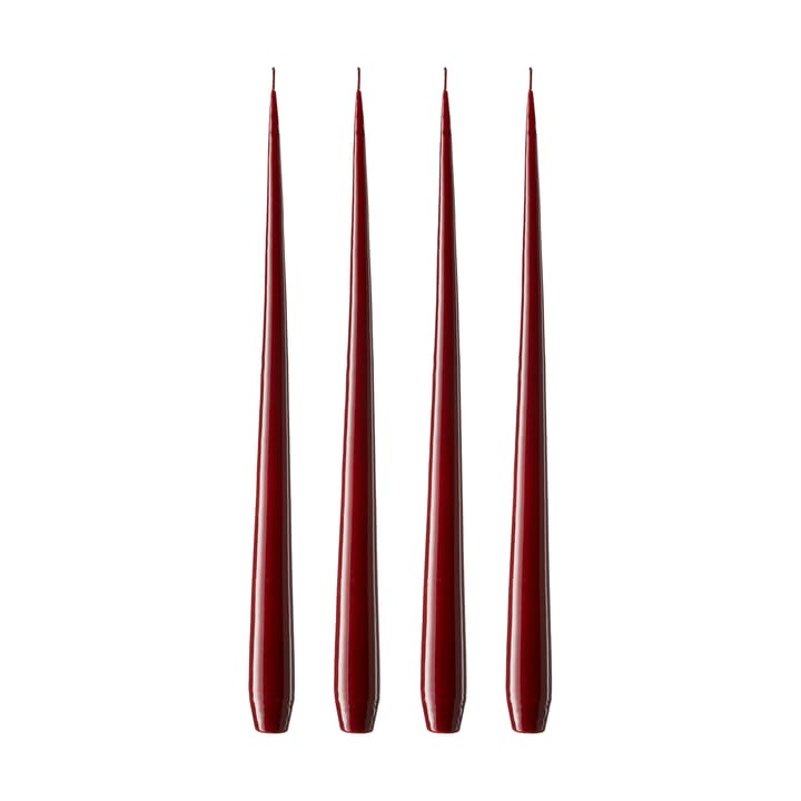 Candela ester & erik confezione da 4 lacquered - Deep wine 44/2, 42 cm - Ester & erik