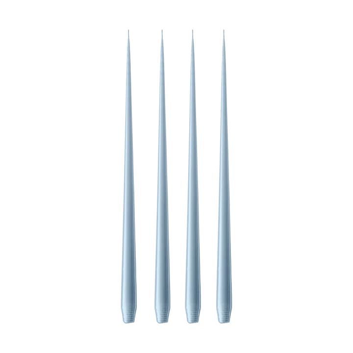 Candela ester & erik confezione da 4 lacquered - Dusty blue 83, 42 cm - Ester & erik