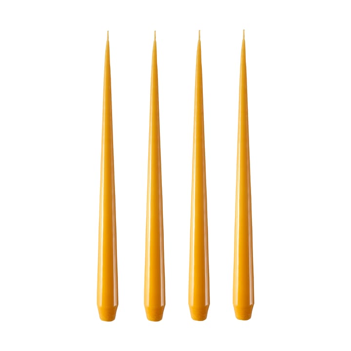 Candela ester & erik confezione da 4 lacquered - honey balm, 32 cm - Ester & erik