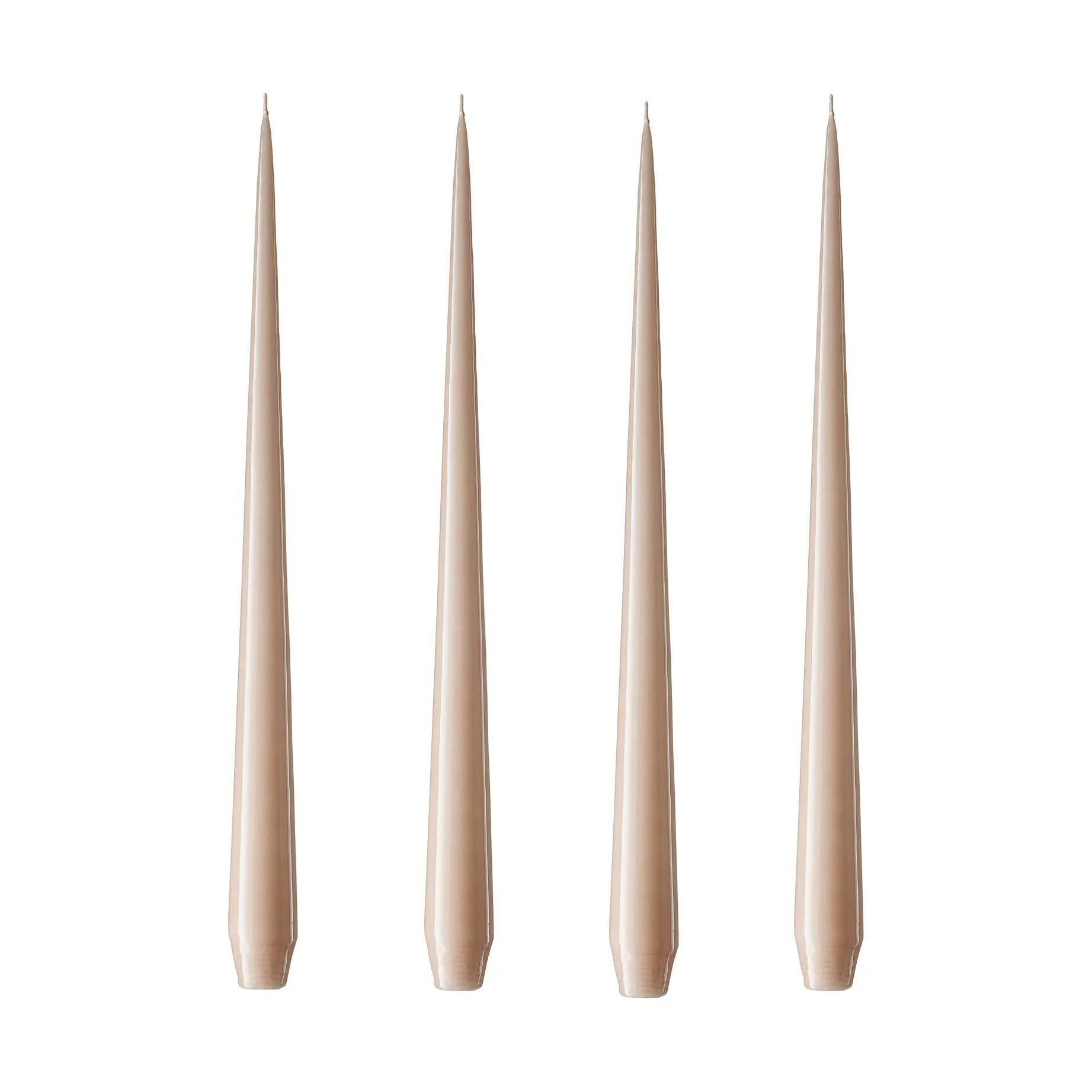 Candela ester & erik confezione da 4 lacquered, ice latte, 32 cm ester & erik