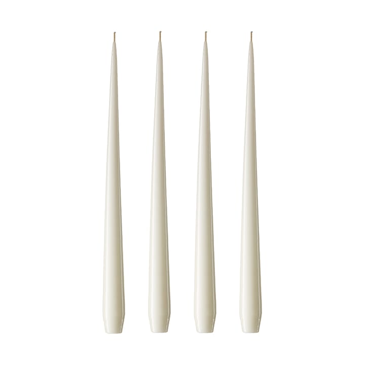 Candela ester & erik confezione da 4 lacquered - ivory, 42 cm - Ester & erik