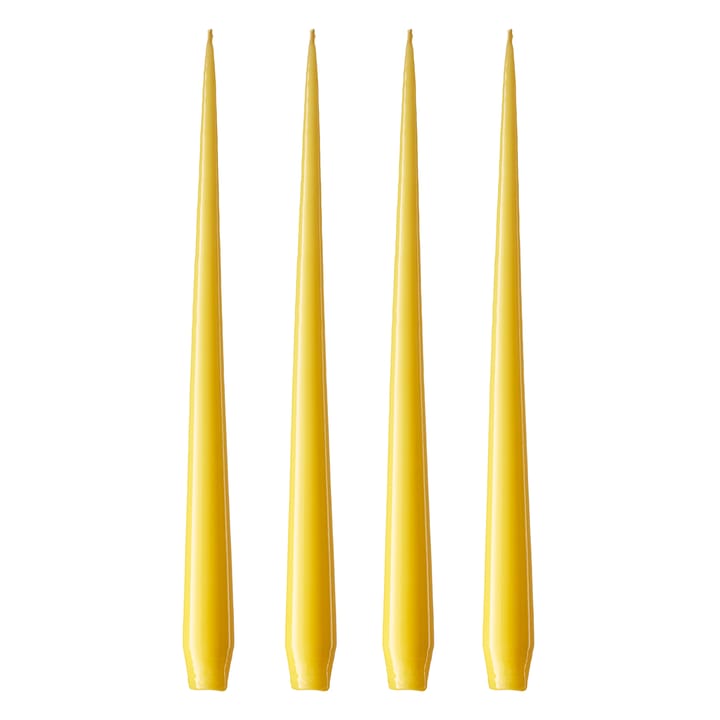 Candela ester & erik confezione da 4 lacquered - Lemon drop 15-0, 42 cm - Ester & erik