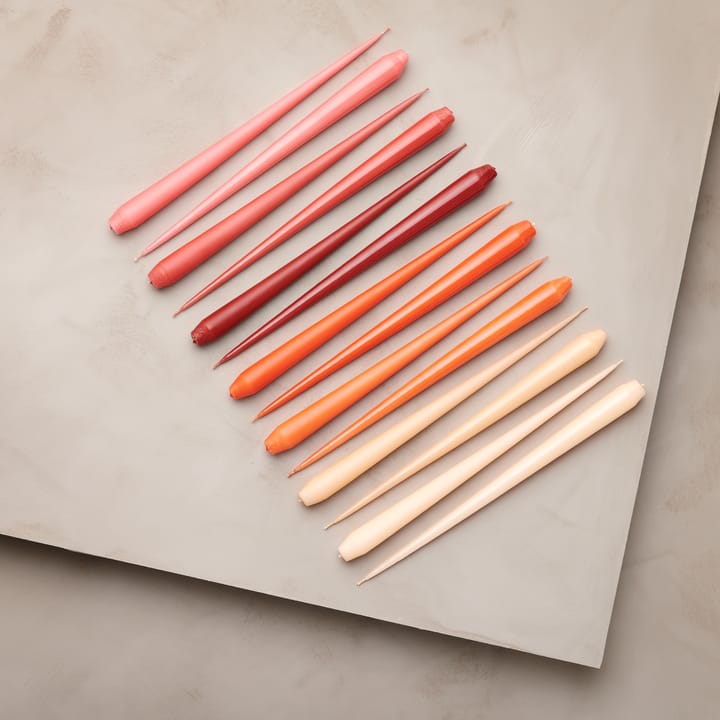 Candela ester & erik confezione da 4 lacquered, Melon sorbet 19-0, 32 cm ester & erik