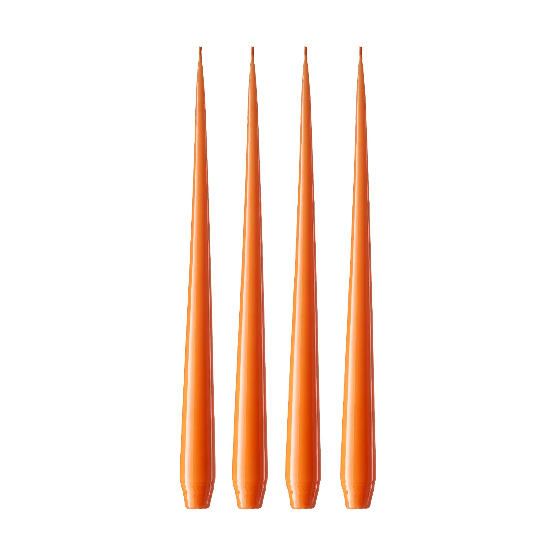 Candela ester & erik confezione da 4 lacquered, Mild orange 16, 32 cm ester & erik