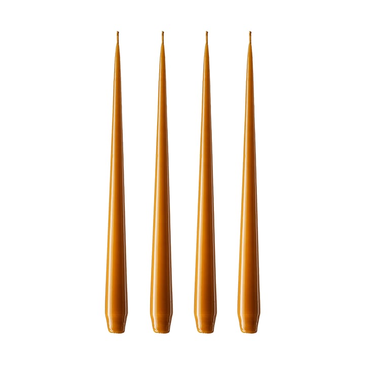 Candela ester & erik confezione da 4 lacquered - mörk saffran, 32 cm - Ester & erik