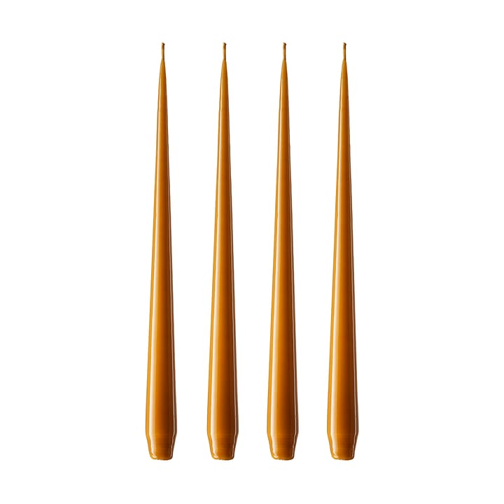 Candela ester & erik confezione da 4 lacquered - mörk saffran, 42 cm - Ester & erik