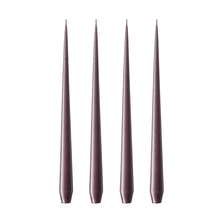 Candela ester & erik confezione da 4 lacquered - muted mauve, 32 cm - Ester & erik