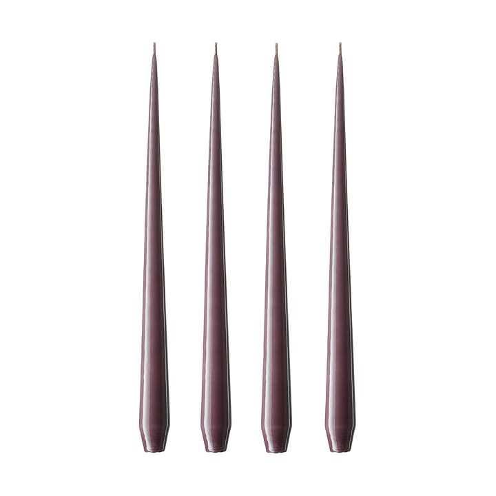 Candela ester & erik confezione da 4 lacquered - muted mauve, 42 cm - Ester & erik