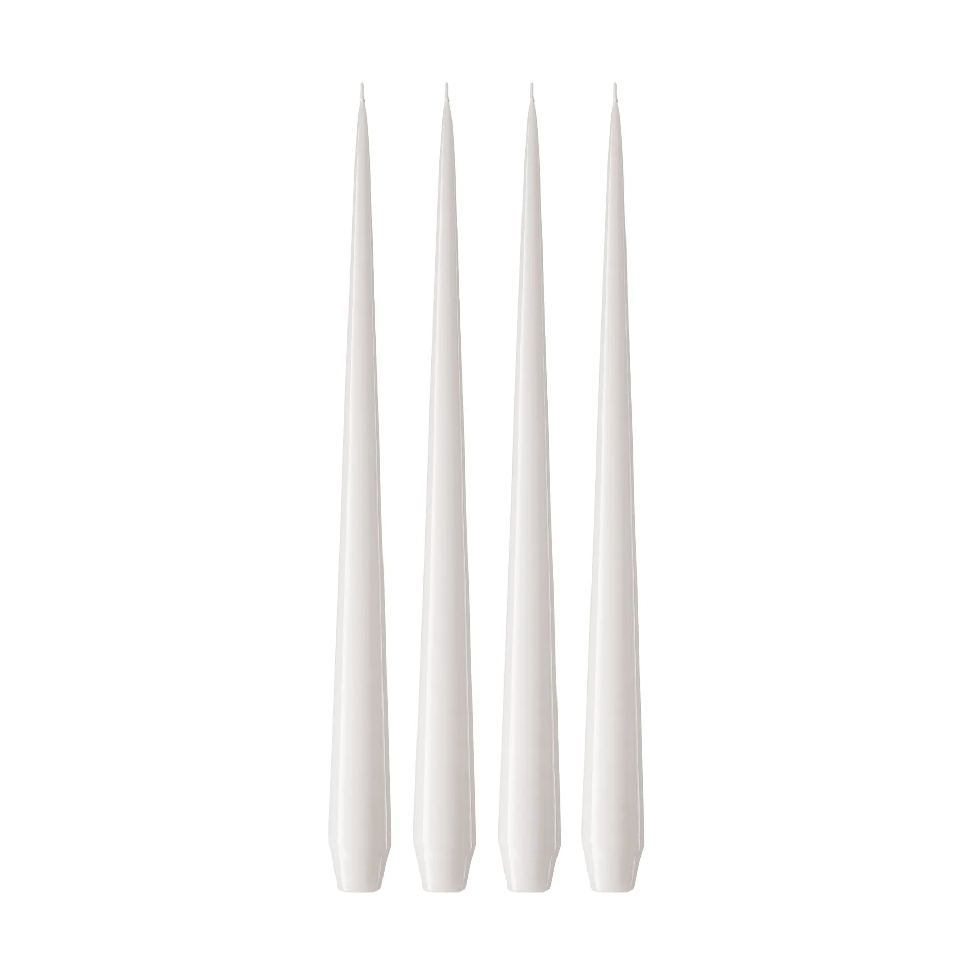 Candela ester & erik confezione da 4 lacquered, White ash 21, 42 cm ester & erik