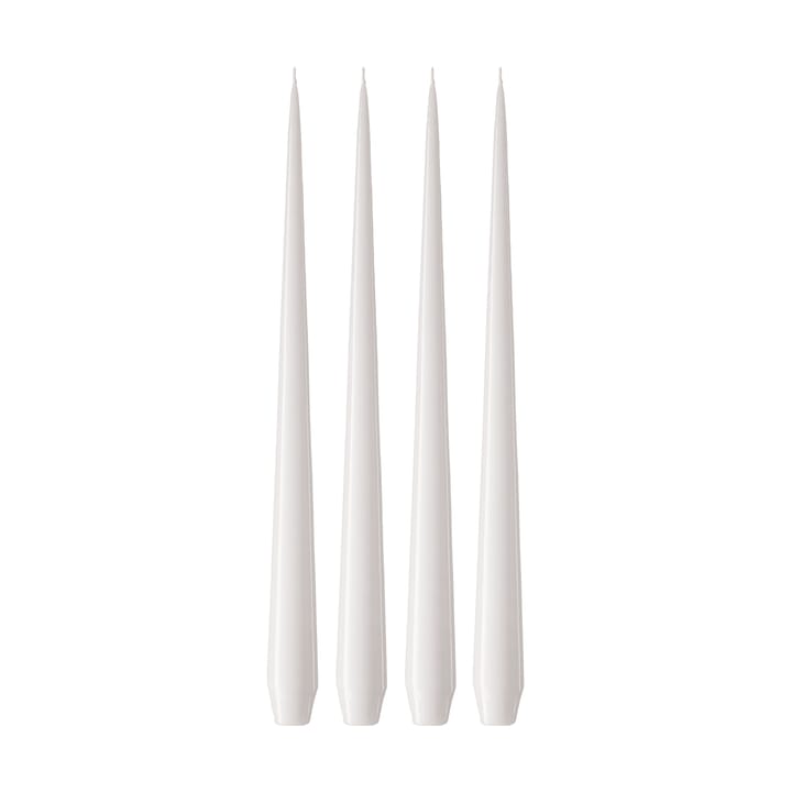 Candela ester & erik confezione da 4 lacquered - White ash 21, 42 cm - Ester & erik