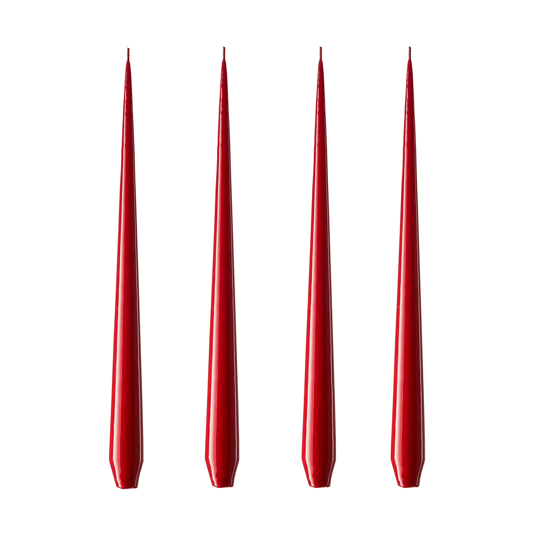 Candela ester & erik confezione da 4 lacquered, winter berry, 32 cm ester & erik