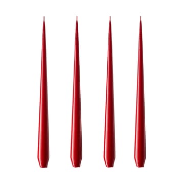 Candela ester & erik confezione da 4 lacquered - winter berry, 32 cm - ester & erik