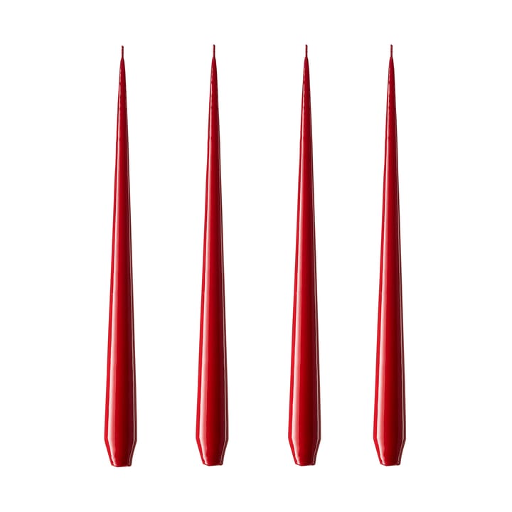 Candela ester & erik confezione da 4 lacquered - winter berry, 32 cm - Ester & erik