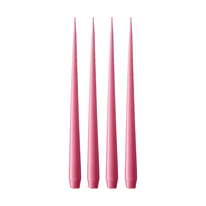 Candela ester & erik confezione da 4 opaca - Clear pink 41, 42 cm - Ester & erik