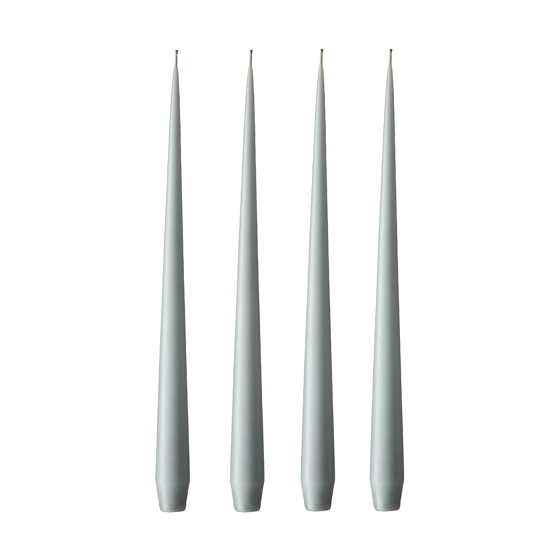 Candela ester & erik confezione da 4 opaca, concrete, 32 cm ester & erik